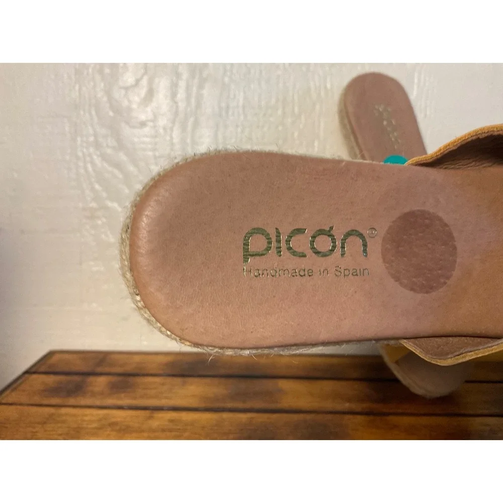 Picon Espadrille Slides Women's 8‎ Handmade in Spain Leather